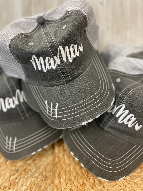 Mama with Heart Embroidered Trucker Hat